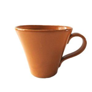 Vietri Tramoto Ceramic Coffee Mug Cup Yellow Orange